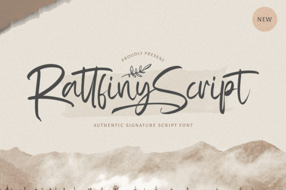 Rattfiny Script Font Poster 1