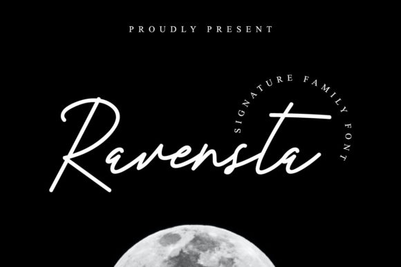 Ravensta Font Poster 1