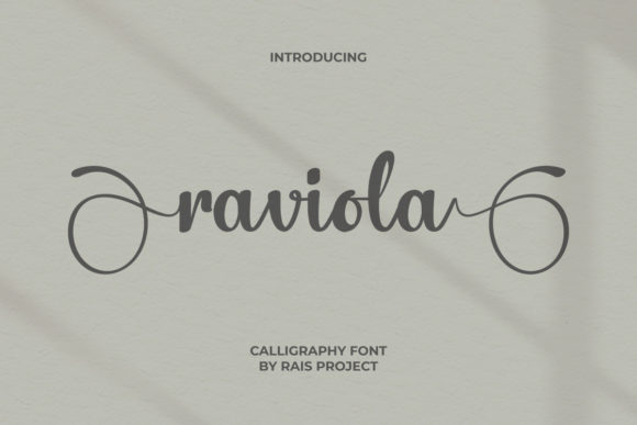 Raviola Font