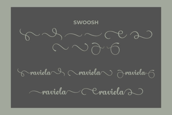 Raviola Font Poster 7