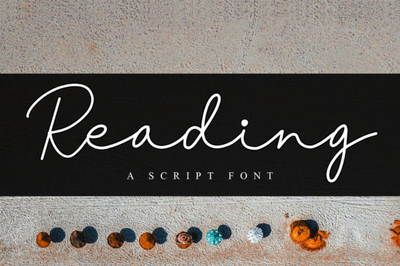 Reading Font Poster 1