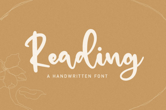 Reading Font Poster 1