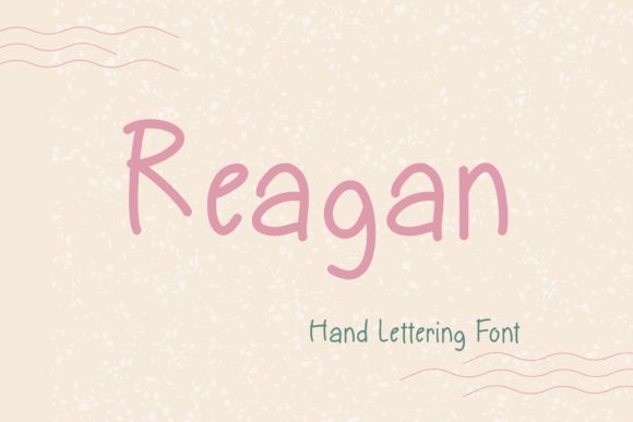 Reagan Font Poster 1