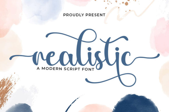 Realistic Font