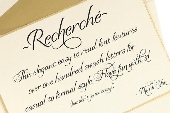 Recherche Font Poster 2