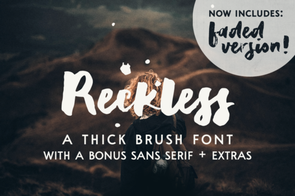 Reckless Font Poster 1