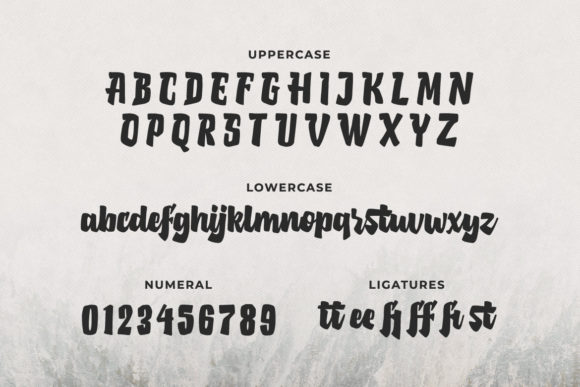 Redrick Font Poster 2
