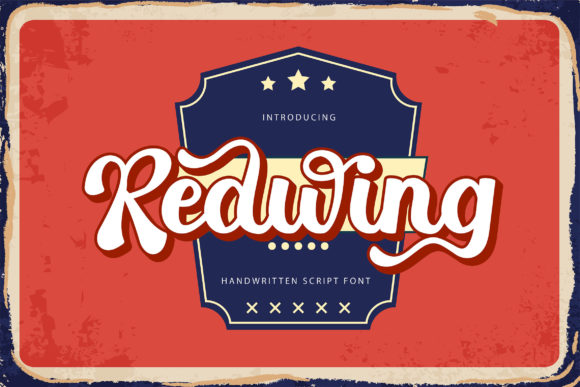 Redwing Font Poster 1