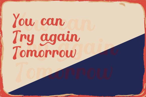 Redwing Font Poster 2