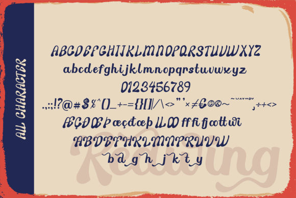 Redwing Font Poster 6