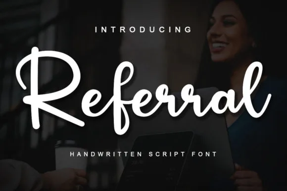 Referral Font Referral Font Poster 1