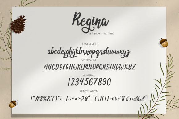 Regina Font Poster 6