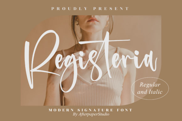 Registeria Font Poster 1