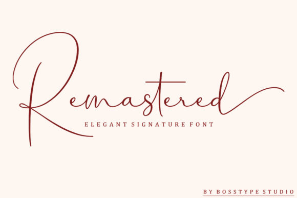 Remastered Font