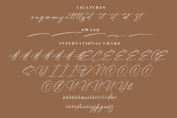 Rembulan Signature Font Poster 14