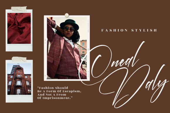 Rembulan Signature Font Poster 4
