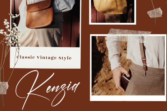 Rembulan Signature Font Poster 5