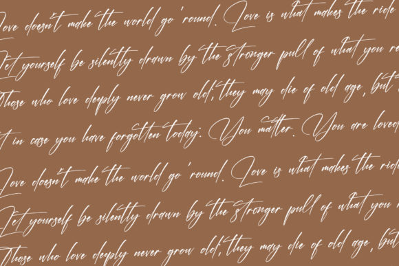 Rembulan Signature Font Poster 10