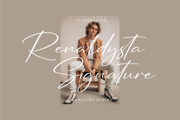 Renaldysta Signature Font Poster 1