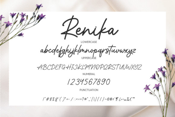 Renika Font Poster 6