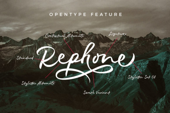Rephone Font Poster 2