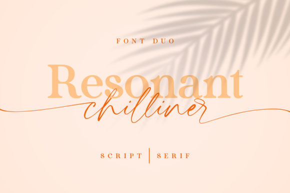 Resonant Chilliner Font Poster 1