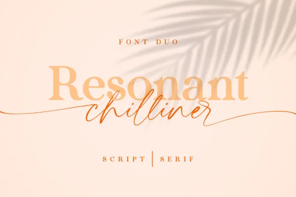 Resonant Chilliner Font Resonant Chilliner Font Poster 1
