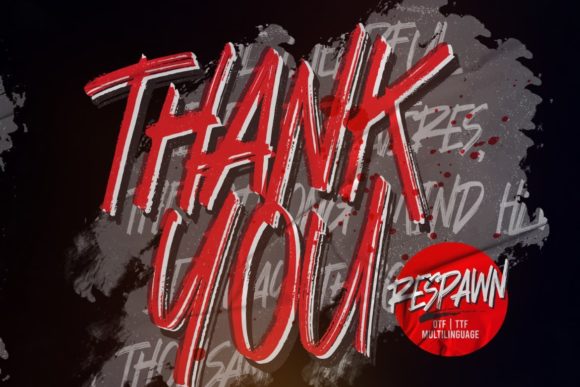 Respawn Font Poster 9