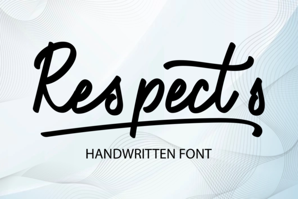 Respects Font Poster 1