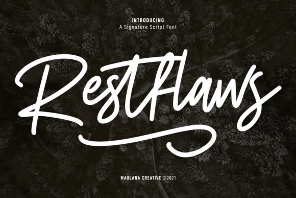 Restfaws Font Poster 1