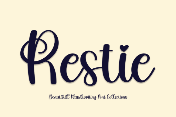 Restie Font Poster 1