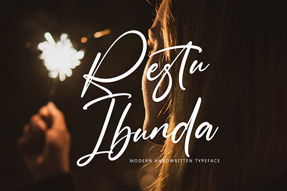 Restu Ibunda Font Poster 2