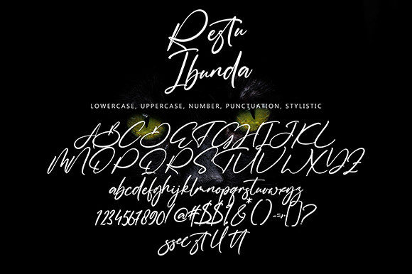 Restu Ibunda Font Poster 8
