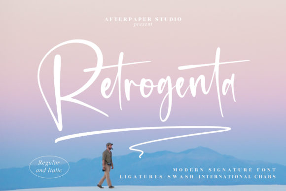 Retrogenta Font