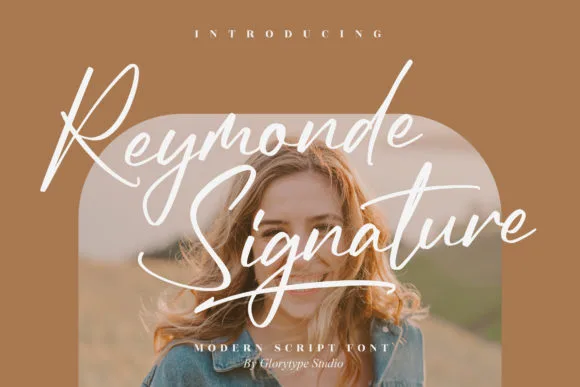 Reymonde Signature Font Reymonde Signature Font Poster 1