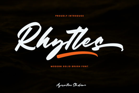 Rhytles Font Poster 1