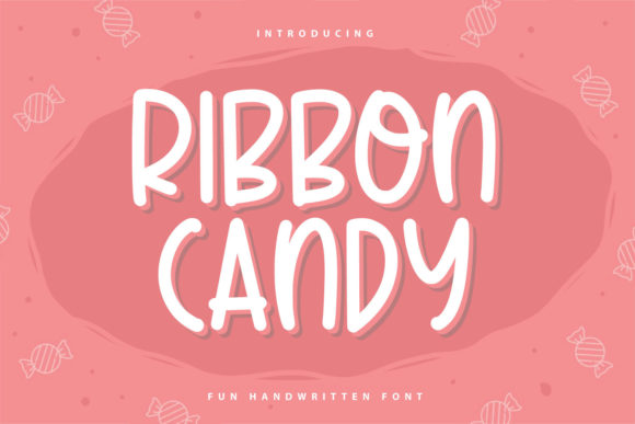 Ribbon Candy Font Poster 1