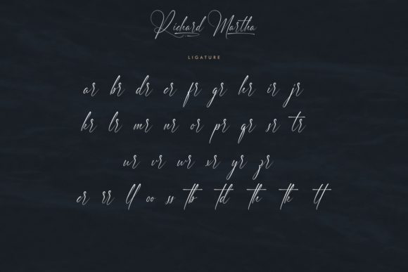 Richard Martha Font Poster 6