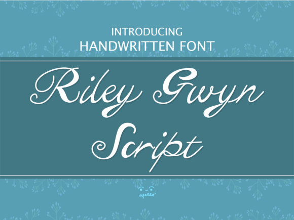 Riley Gwyn Script Font Poster 1