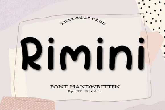 Rimini Font