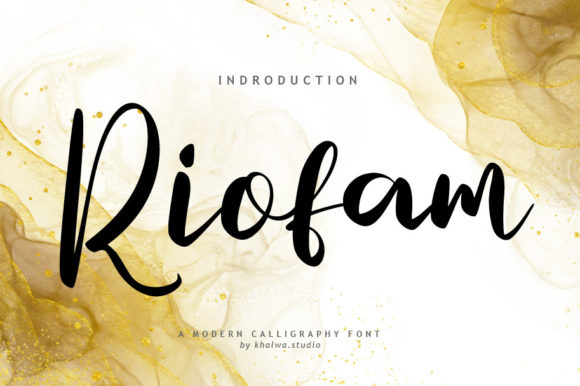 Riofam Font Poster 1