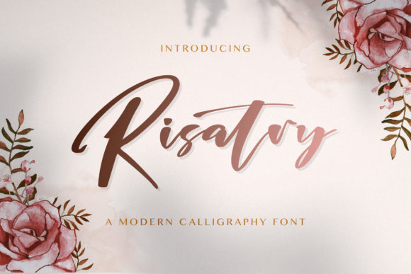 Risatry Font Poster 1