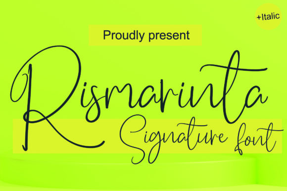Rismarinta Signature Font
