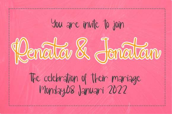 RisthaLove Font Font Poster 4