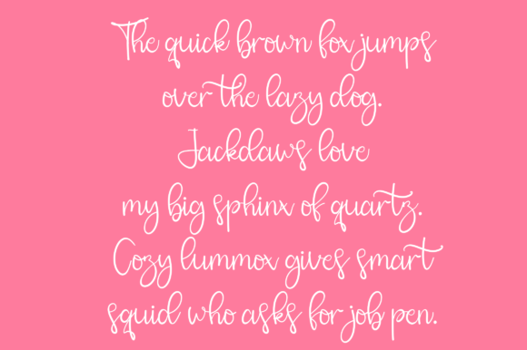 RisthaLove Font Font Poster 5