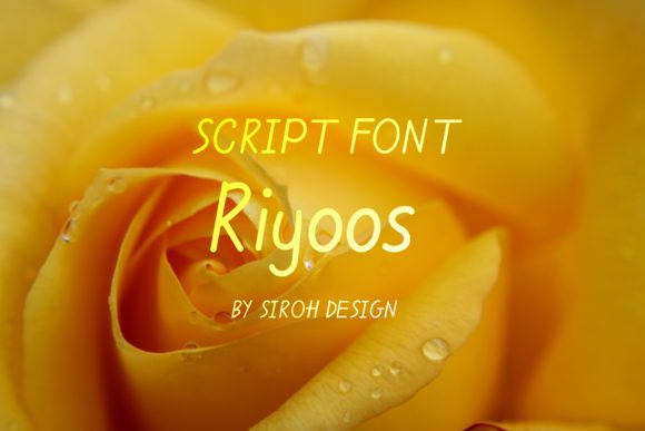 Riyoos Font Poster 1