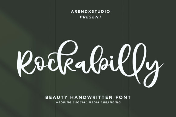 Rockabilly Font Poster 1