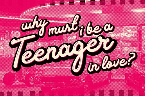 Rockabilly Romance Font Poster 13