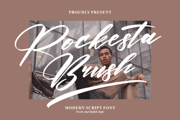 Rockesta Brush Font Poster 1
