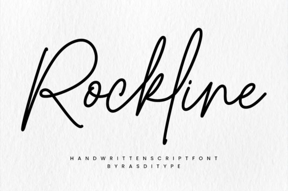 Rockline Font Poster 1